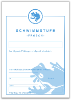 Schwimmstufe
                  Frosch - Urkunde A5