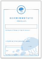 Schwimmstufe
                  Qualle - Urkunde A5